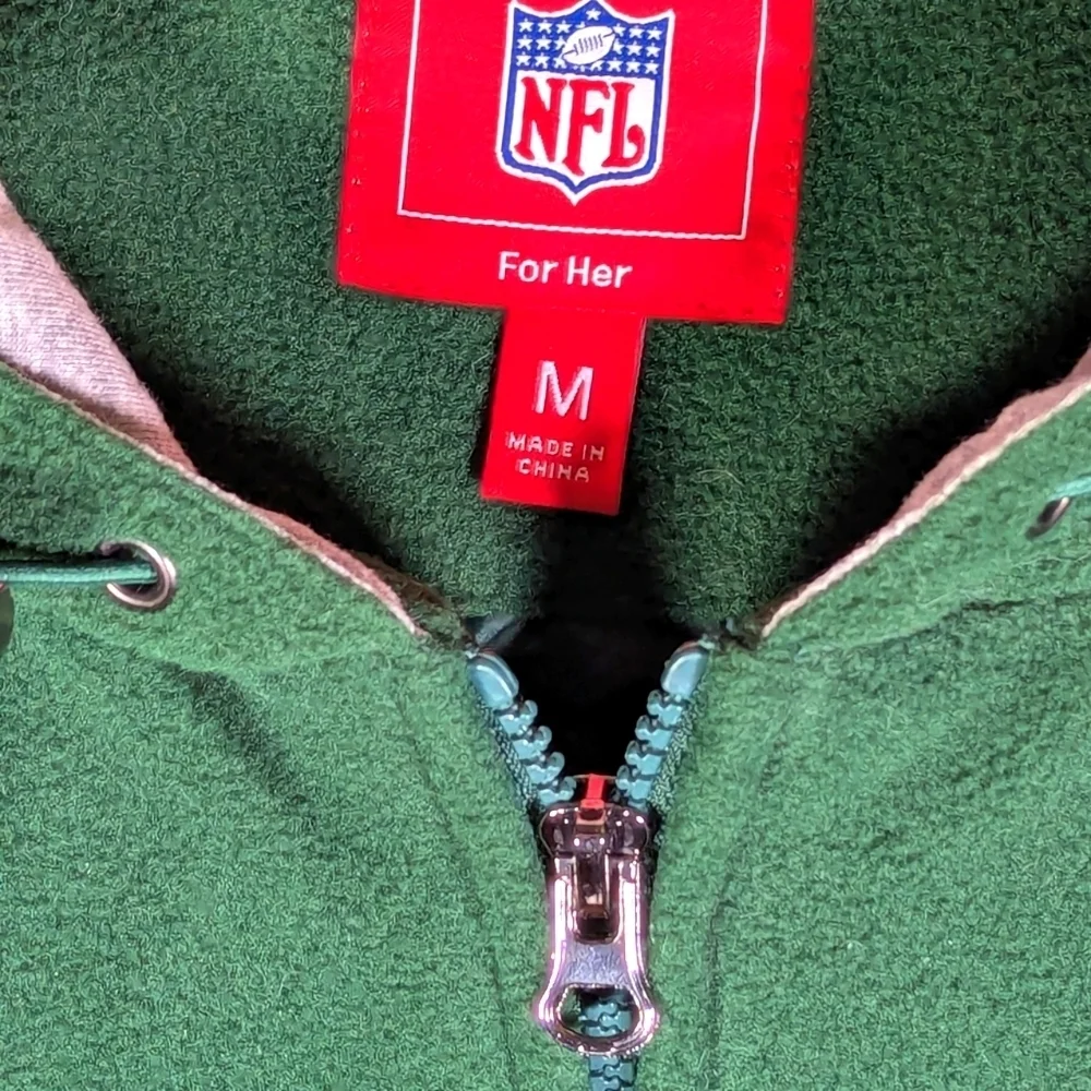 Green Bay Packers Fleece Jacket M - Picture 5 of 6